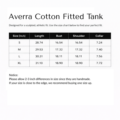 Averra Cotton Fitted Tank